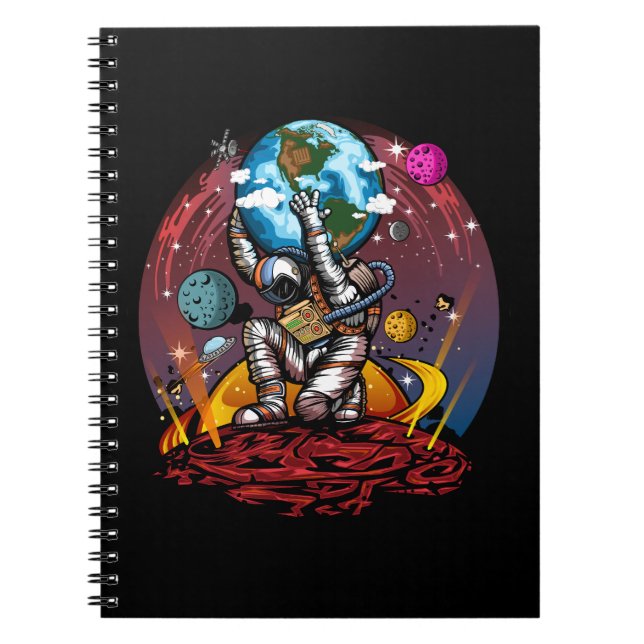 Atlas Space Man Notebook (Front)