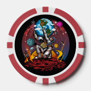 Atlas Space Man Poker Chips