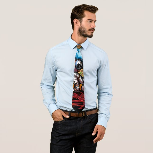 Atlas Space Man Tie (In Situ)