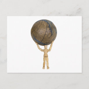 AtlasGlobe112409 Postcard