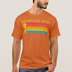 Atlc City New Jersey Vintage Distressed Souvenir T-Shirt