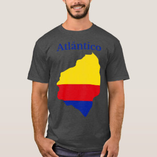 Atlco Department Map Colombia T-Shirt