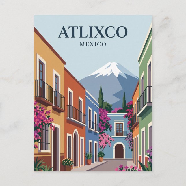 Atlixco Mexico Postcard (Front)