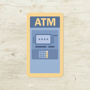 ATM Machine Business Card