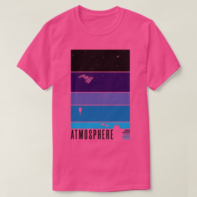 Atmosphere Layers Design  T-Shirt (Design Front)
