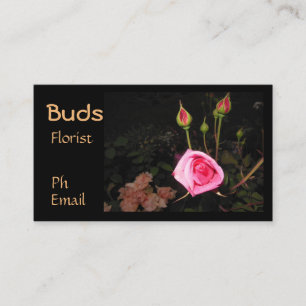 Atmospheric Rosebud >Professional Florist Cards