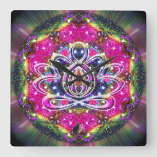 Atmospheric Zen Lotus Clock