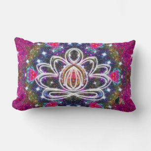 Atmospheric Zen Lotus Lumbar Cushion