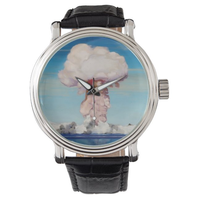 Atom Bomb Wall Clock Watch (Front)