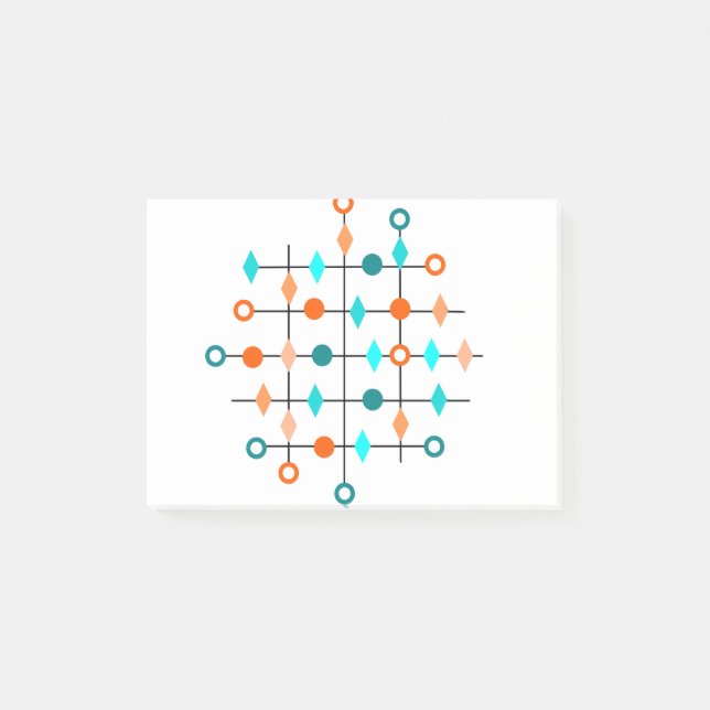 Atom Grid  Post-it Notes (Front)
