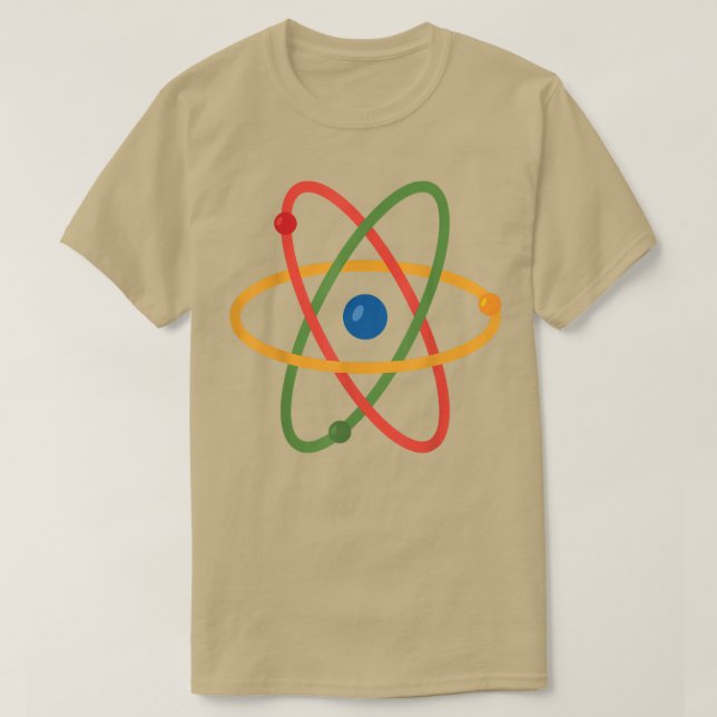 Atom  Kids, Funny Physics Ts Men Science Gifts 343 T-Shirt (Design Front)