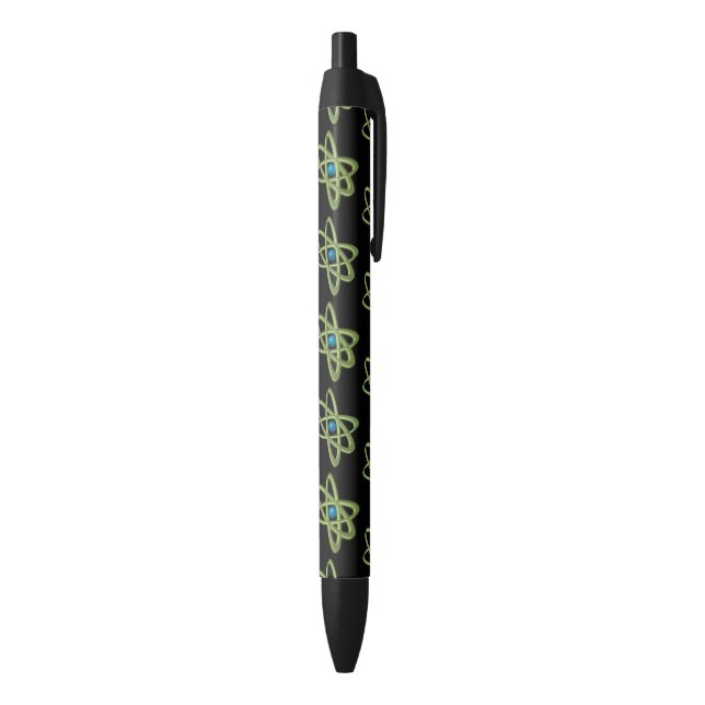 Atom pattern blue ink pen (Bottom (Vertical))