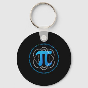 Atom Pi Day Math Science Lover Gift Key Ring