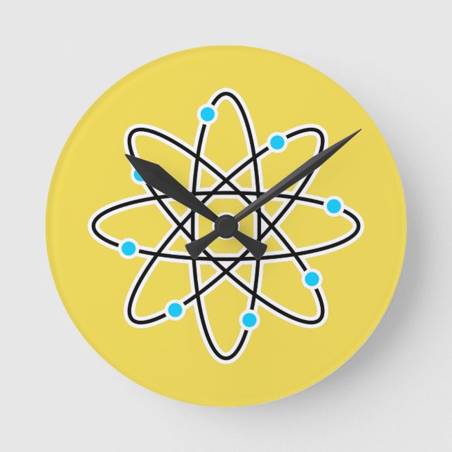 Atom Round Clock (Front)