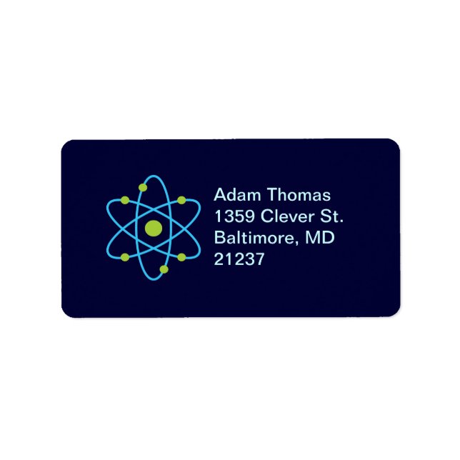 Atom Science Label (Front)