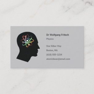 Atom - Scientist Business Card