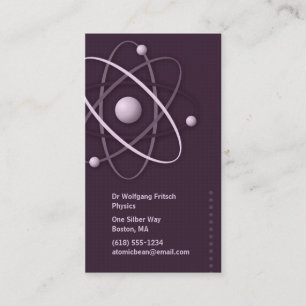 Atom - Scientist Business Card