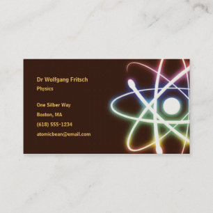 Atom - Scientist Business Card