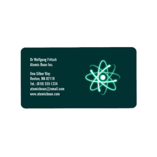 Atom - Scientist Label