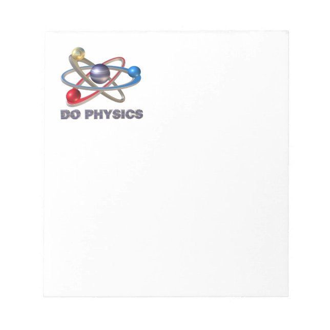 Atom symbol notepad (Front)