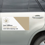 Atom Symbol, Science Tutor, Teacher Car Magnet<br><div class="desc">These vehicle magnets come in a variety of shapes and sizes. A great way to advertise yourself,  your business or your company.</div>