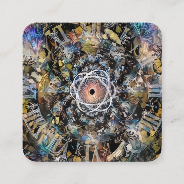 Atom time square business card (Front)