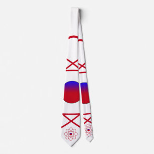 Atom White Tie