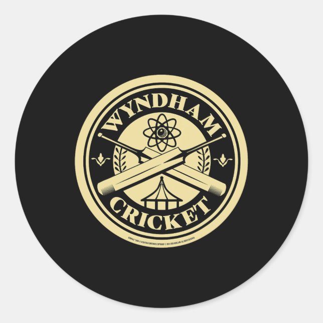 Atomfall Wyndham Cricket  Classic Round Sticker (Front)