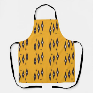 Atomic 1950’s Diamonds Pattern Orange Apron