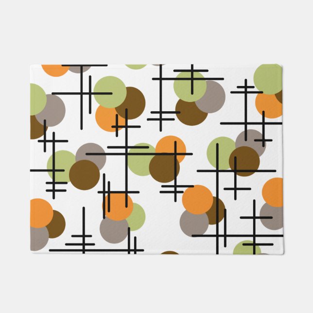 Atomic Age Molecules 2 Doormat (Front)