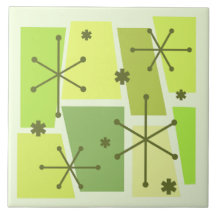 Atomic Age Pop Art Chartreuse