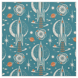Atomic Age Space Exploration © studioxtine Fabric