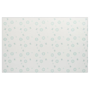 Atomic Age Sputnik Starbursts Winter Green Fabric