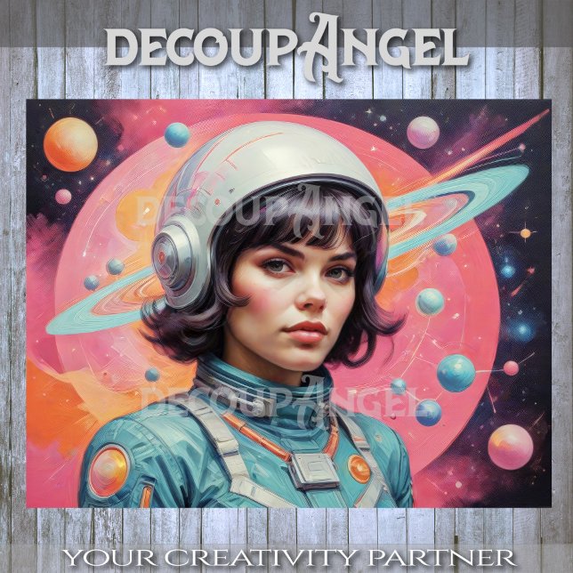 Atomic Age Woman in Space #3 Tissue Paper (Creator Uploaded)