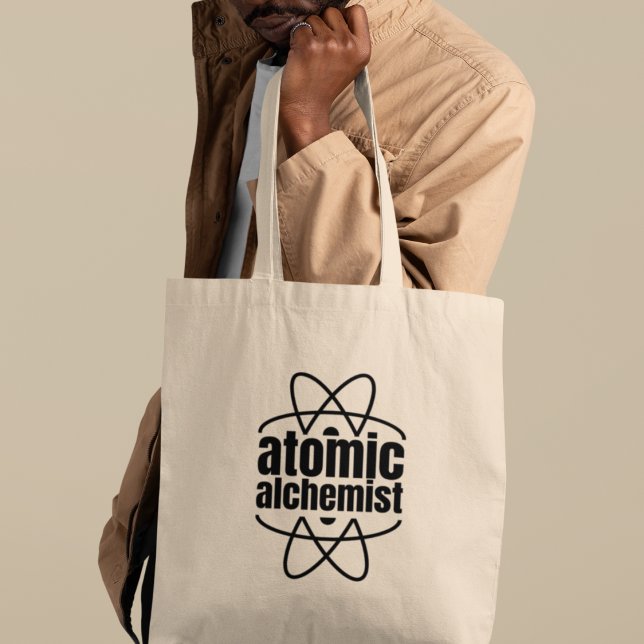 Atomic Alchemist Chemistry Teachers Gift Tote Bag (Shop now and let your scientific spirit shine!)