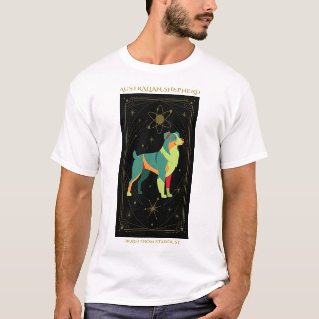 Atomic Aussie Mystical Tee | Born From Stardust (Front)