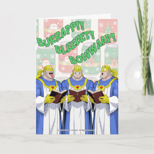 Atomic Belch Man - Belchmas Choir Christmas Card