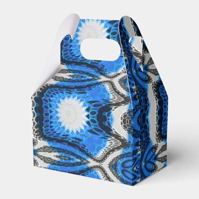 Atomic Blue Favour Box (Front Side)