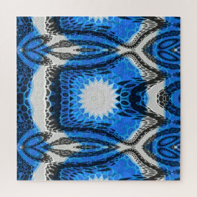 Atomic Blue Jigsaw Puzzle (Vertical)