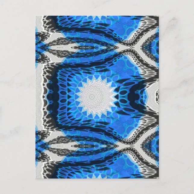 Atomic Blue Postcard (Front)