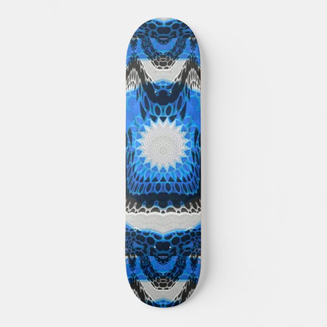 Atomic Blue Skateboard (Front)
