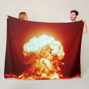 ATOMIC BOMB FLEECE BLANKET