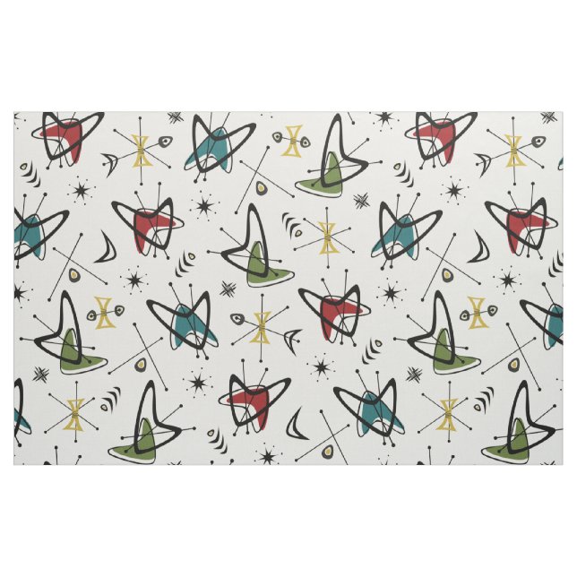 Atomic Boomerang Flashback ©studioxtine Fabric (Fat Quarter)