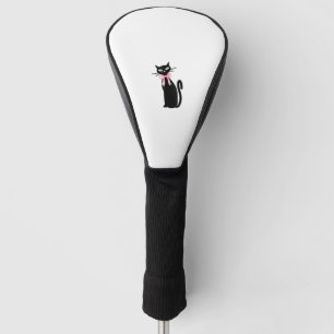 Atomic Cat With Pink Bow Cat Girly Clean Girl Kitt Golf Head Cover