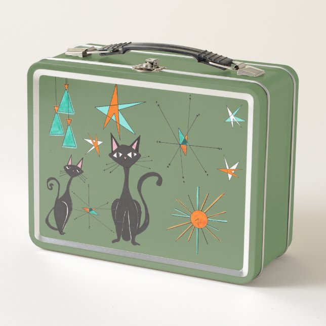 Atomic Cats Metal Lunchbox (Front)