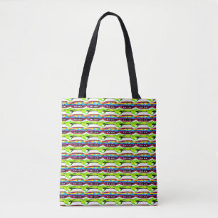 Atomic chains tote bag