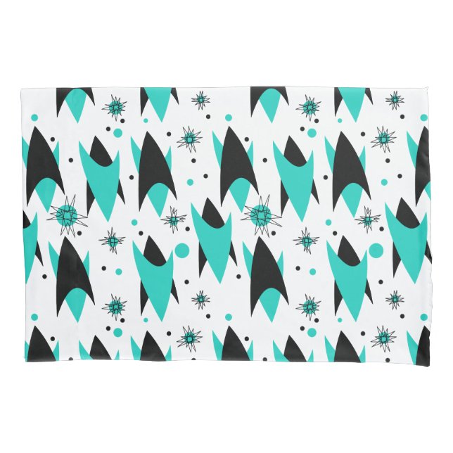 Atomic Chevrons Pillowcase (Front-Left)