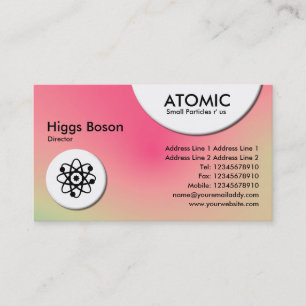 Atomic Circles - Soft Gradients Business Card