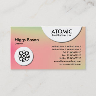 Atomic Circles - Soft Gradients Business Card