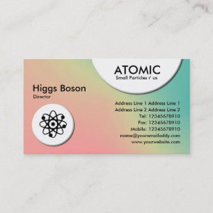 Atomic Circles - Soft Gradients Business Card